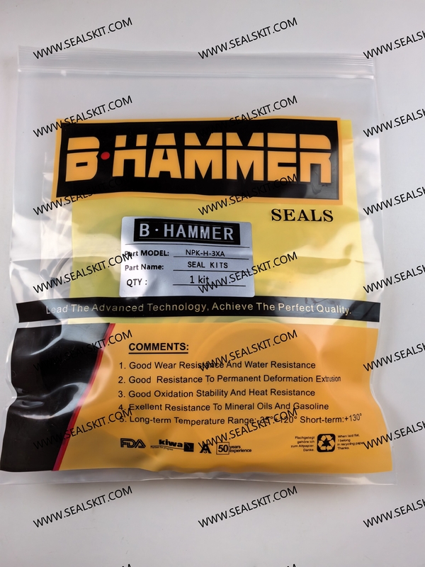 NPK 3XA Hydraulic Breaker Seal Kit Presure Resistance Hammer Seal Kit